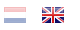 Nederlandse en Engelse vlaggen